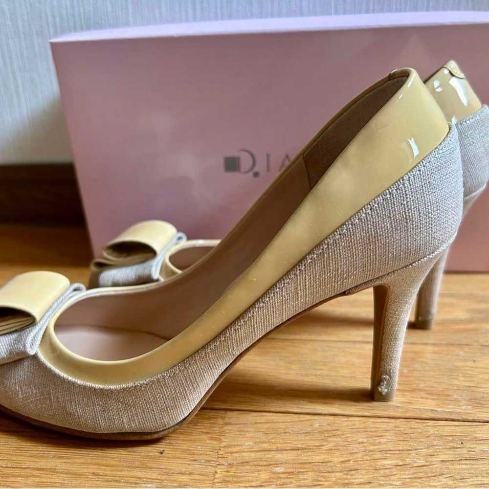 DIANA pumps, pink beige color, with ribbon, size … - image 3