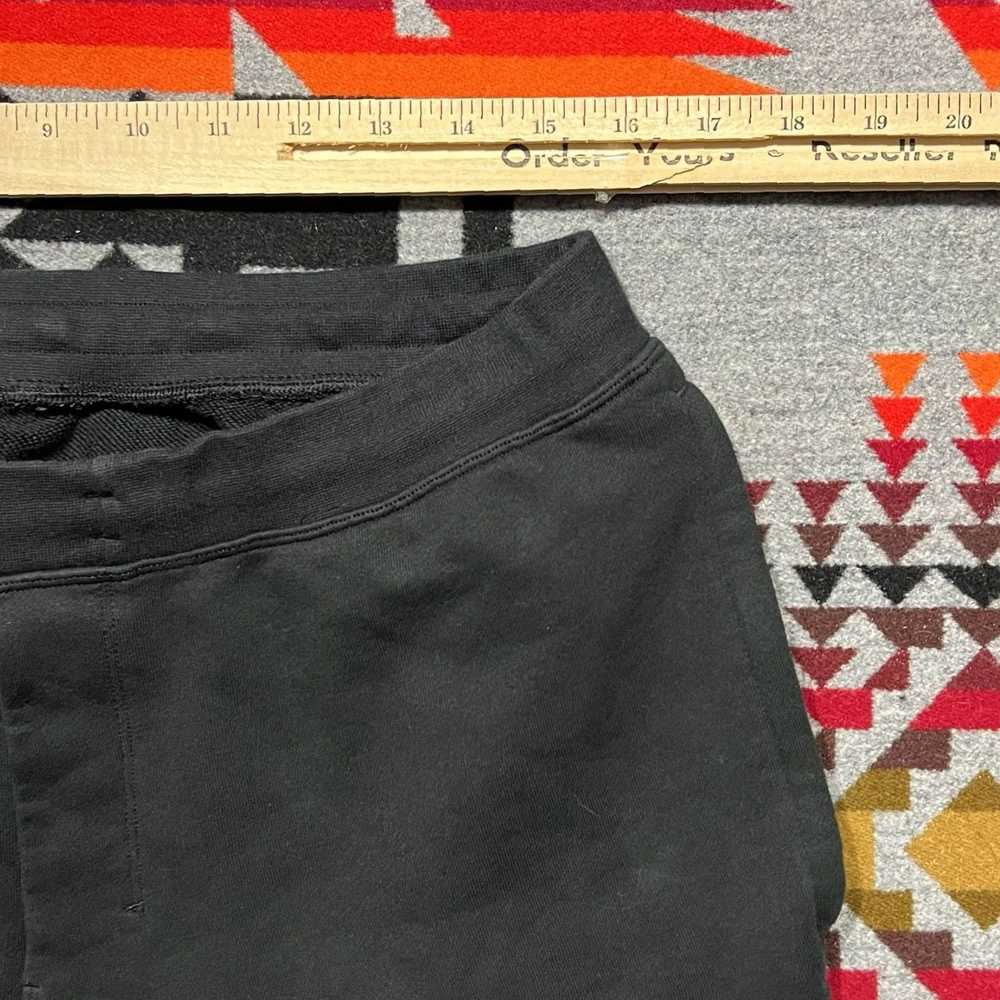 Lululemon Black Relaxed Fit Cropped French Terry … - image 3