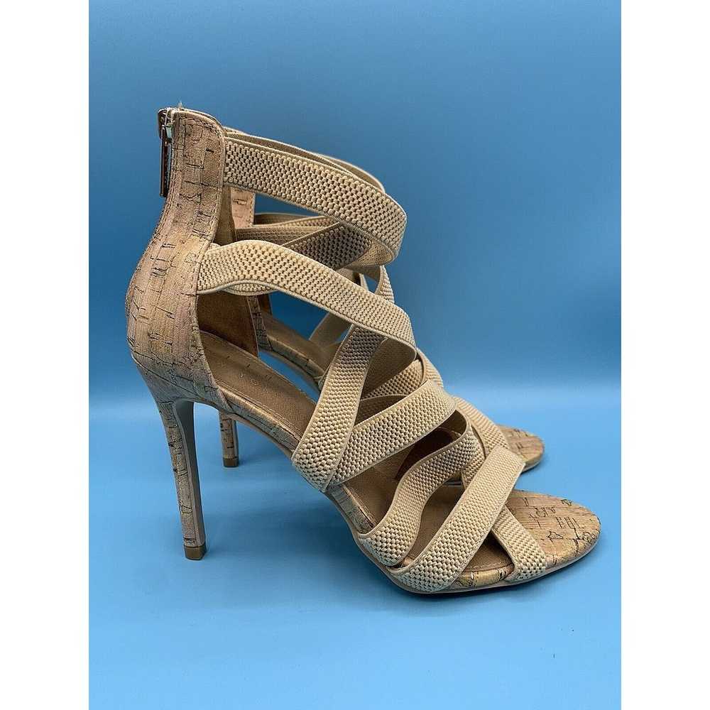 NICOLE MILLER MELIE Nude Strappy High Heels with … - image 2