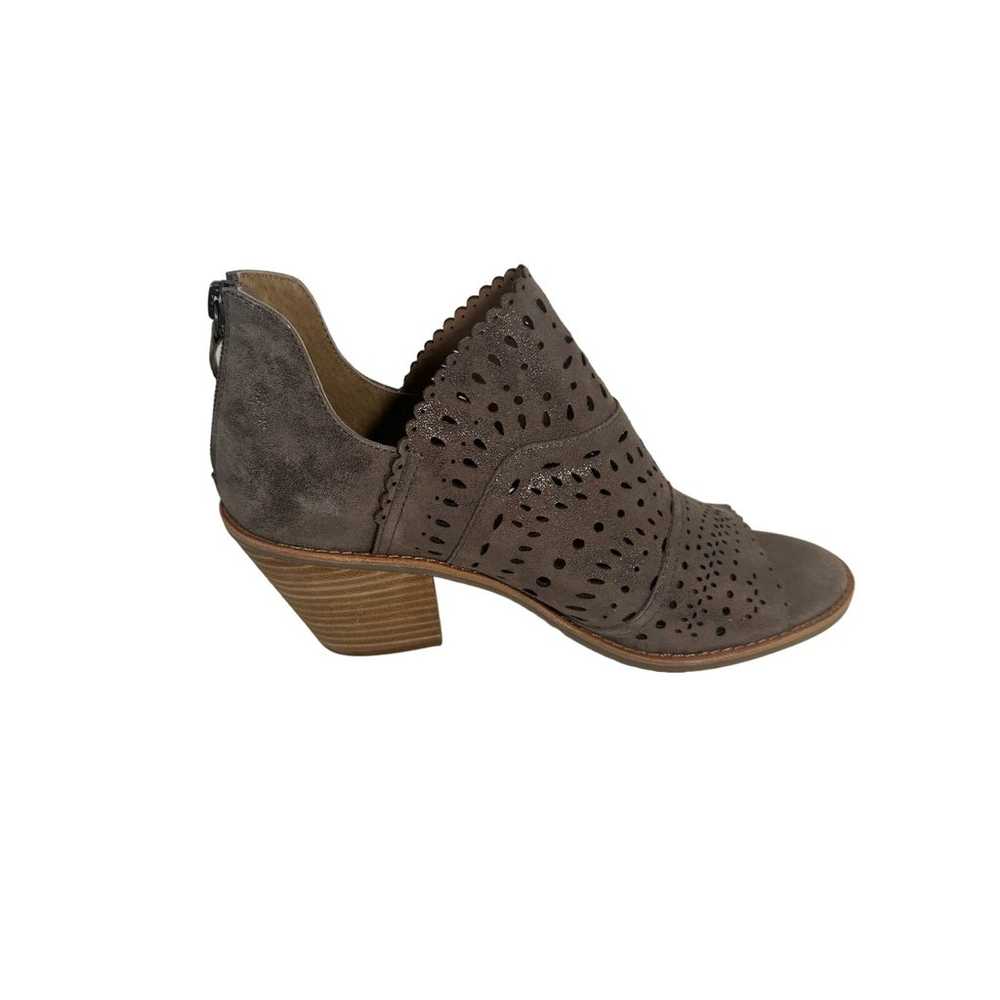 Sofft Millard Peep-Toe Bootie Taupe Leather Cut O… - image 7