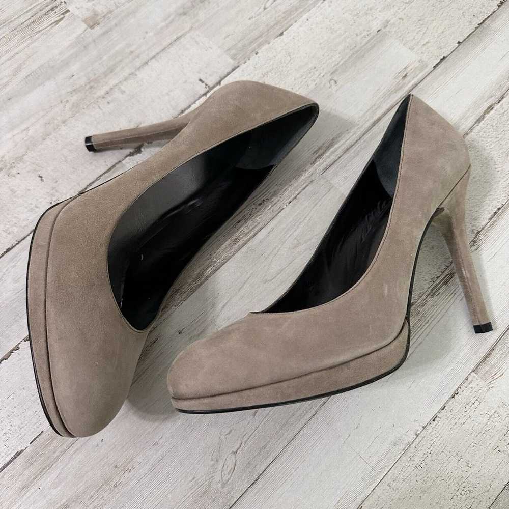 St John Heels 9M GT79018 Tan Suede Stiletto Busin… - image 3