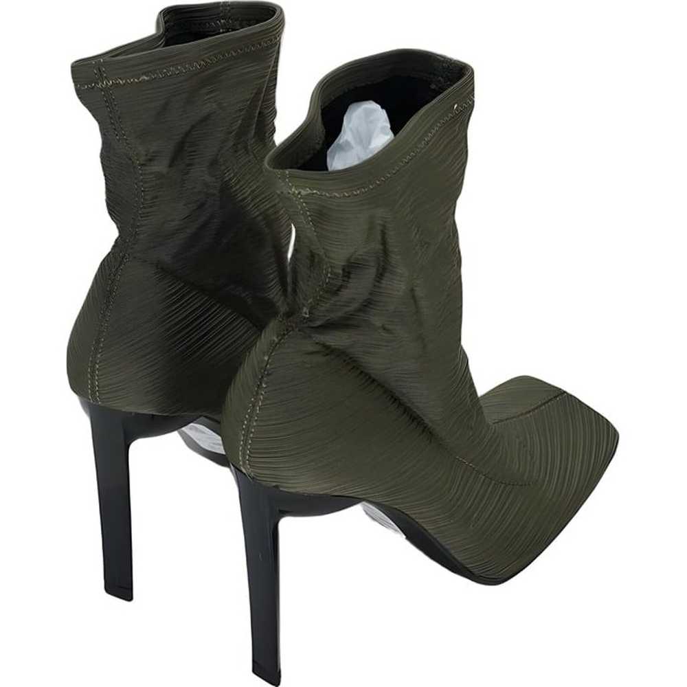 Stylish Khaki High Heeled Sock Boots for Women Si… - image 3