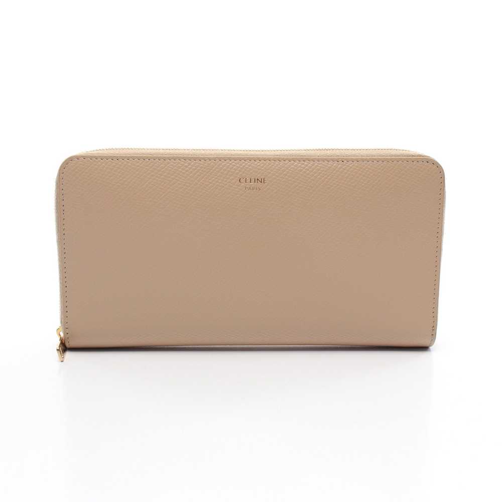 Celine Celine Large Zipped Wallet Round Zipper Lo… - image 1