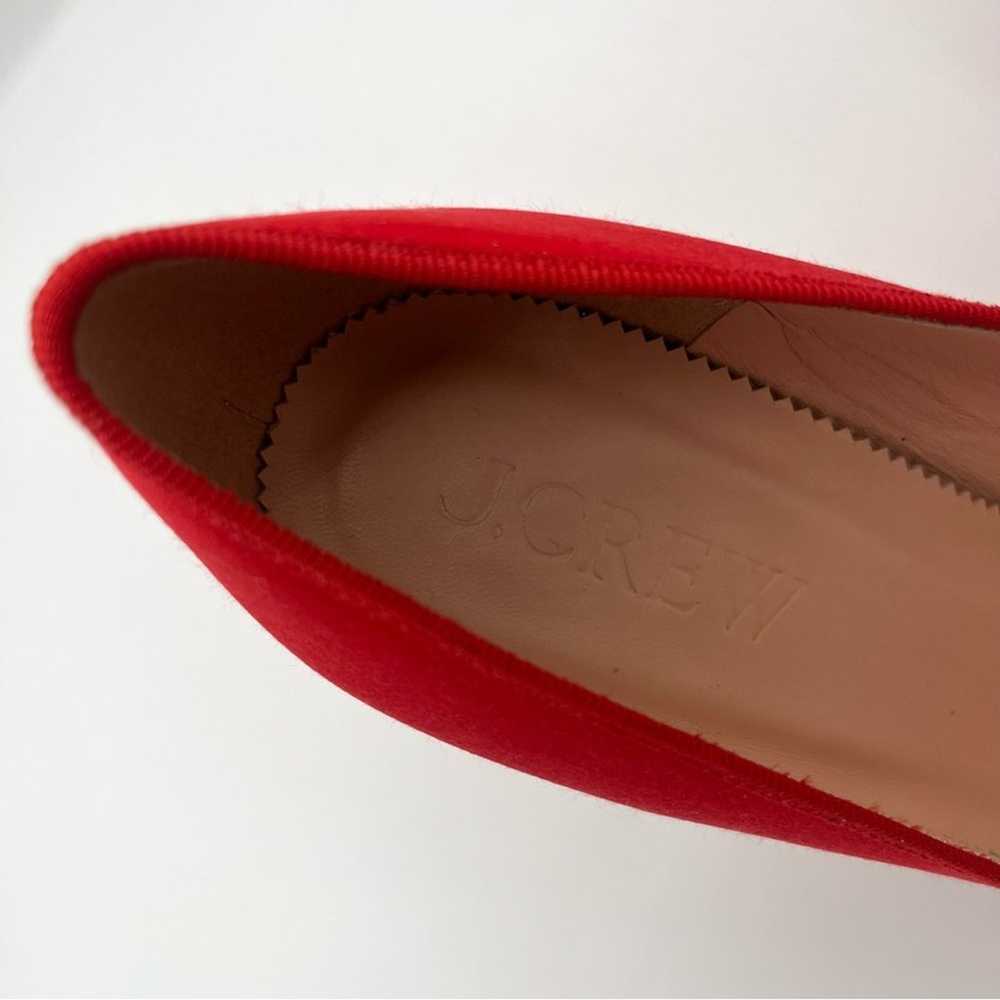 J crew Collection made-in-Italy ballet pumps silk… - image 3