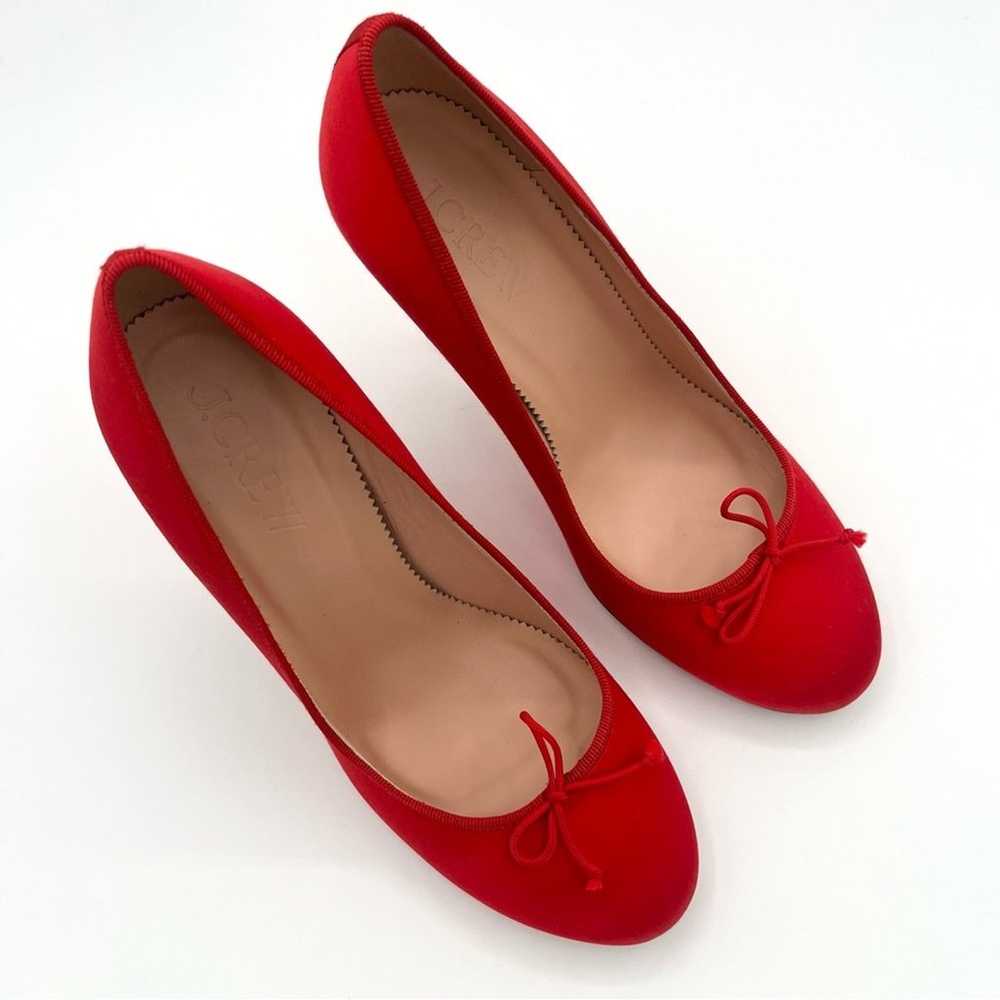 J crew Collection made-in-Italy ballet pumps silk… - image 7