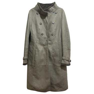 Brunello Cucinelli Leather coat - image 1