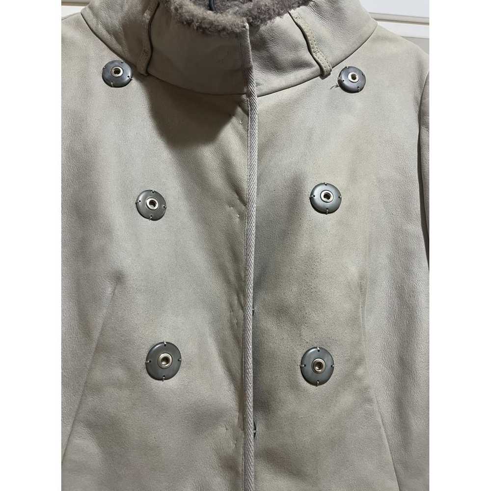 Brunello Cucinelli Leather coat - image 8