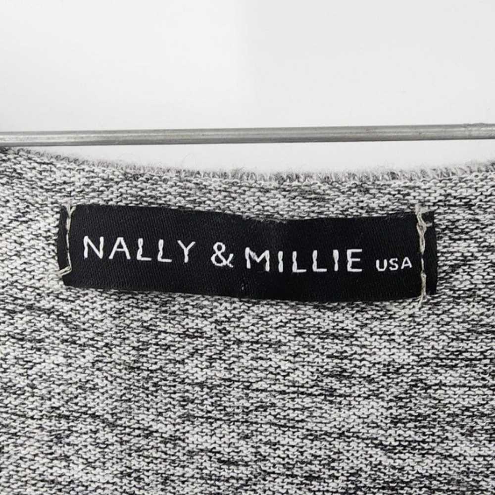 NALLY & MILLIE Gray Layered Long Sleeve Dress Wom… - image 3