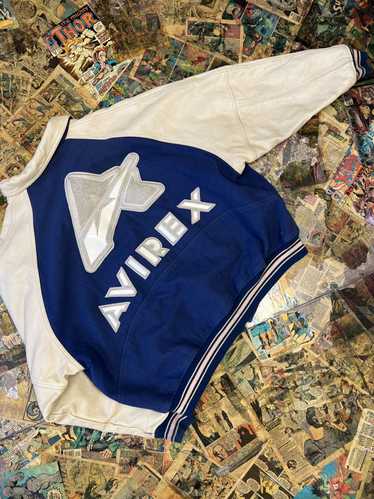 Avirex × Vintage Y2K Avirex varsity letterman jac… - image 1