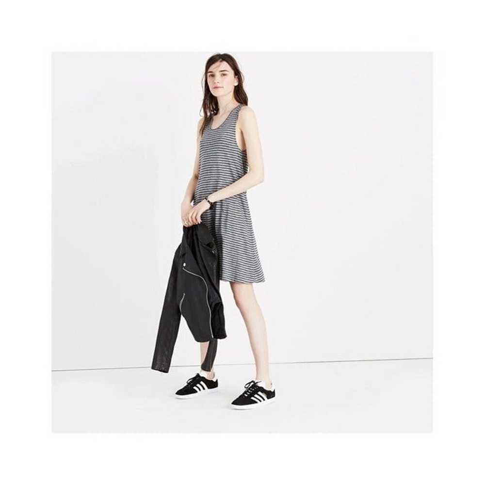 MADEWELL $70 Highpoint Gray Jersey Tank Dress Str… - image 1