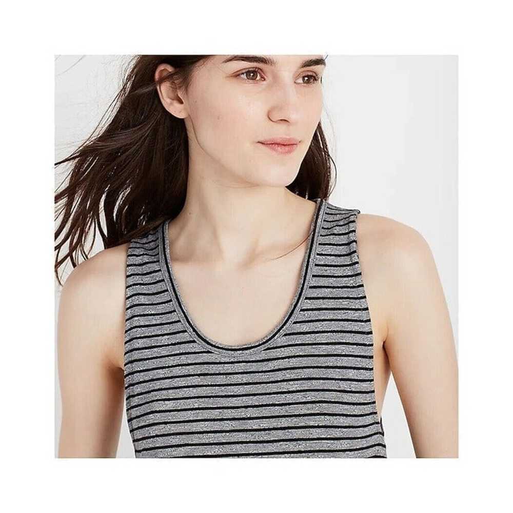 MADEWELL $70 Highpoint Gray Jersey Tank Dress Str… - image 3