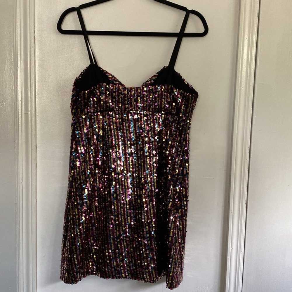 ZARA Sexy Sequin Mini Dress - image 2