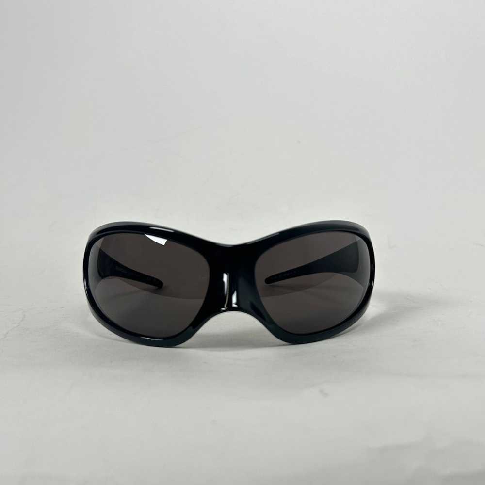 Balenciaga Balenciaga Black Skin Cat Runway Sungl… - image 2