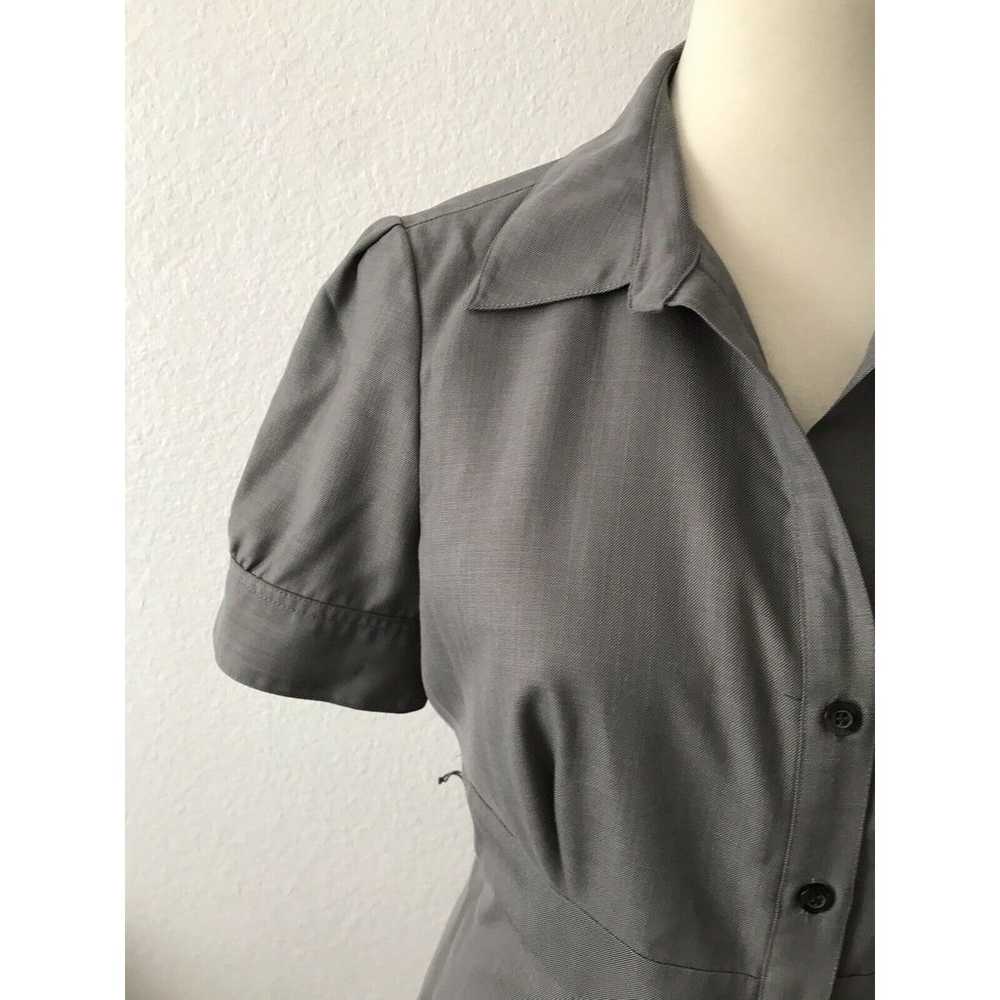 Calvin Klein Pleated Button Front Shirt Dress - image 3