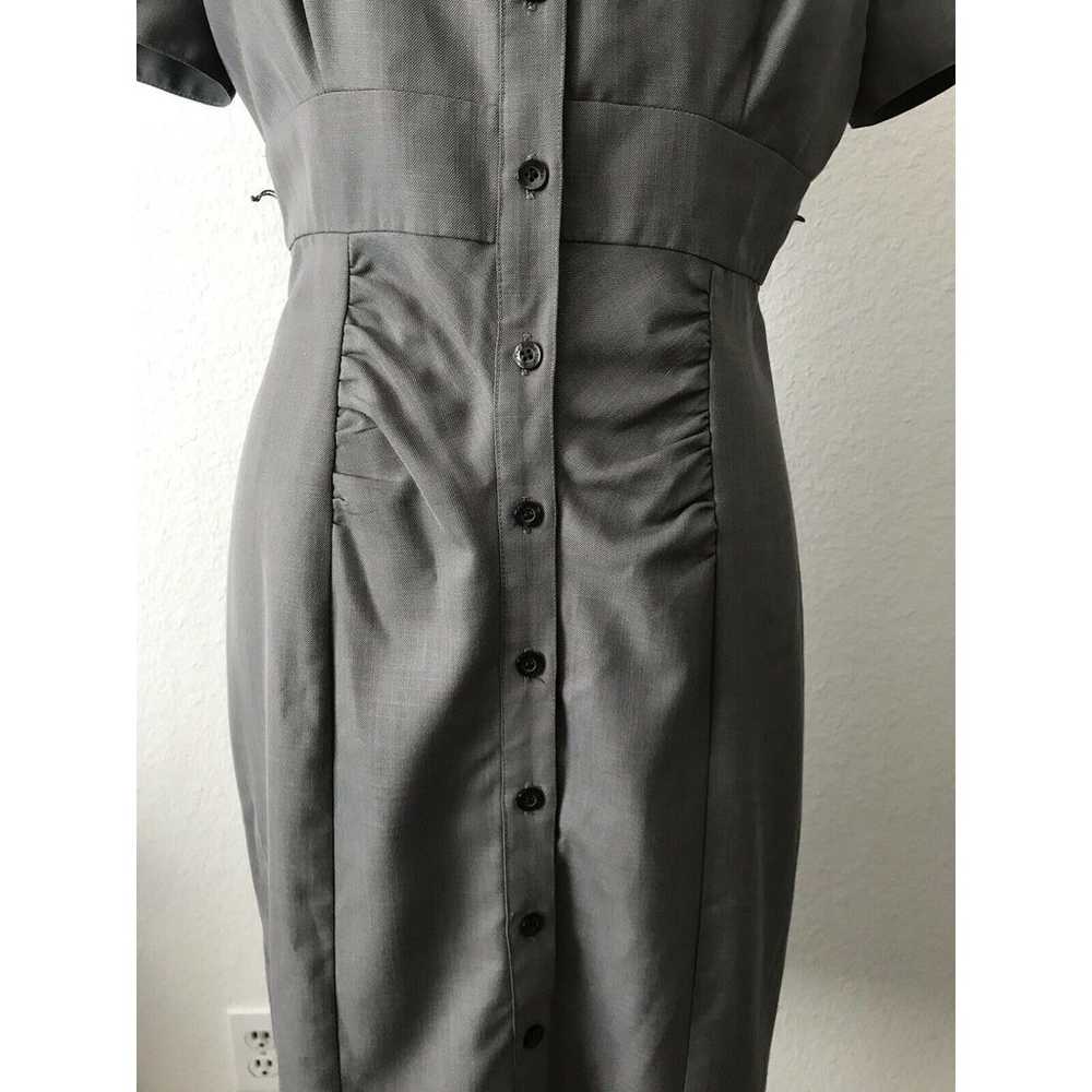 Calvin Klein Pleated Button Front Shirt Dress - image 6