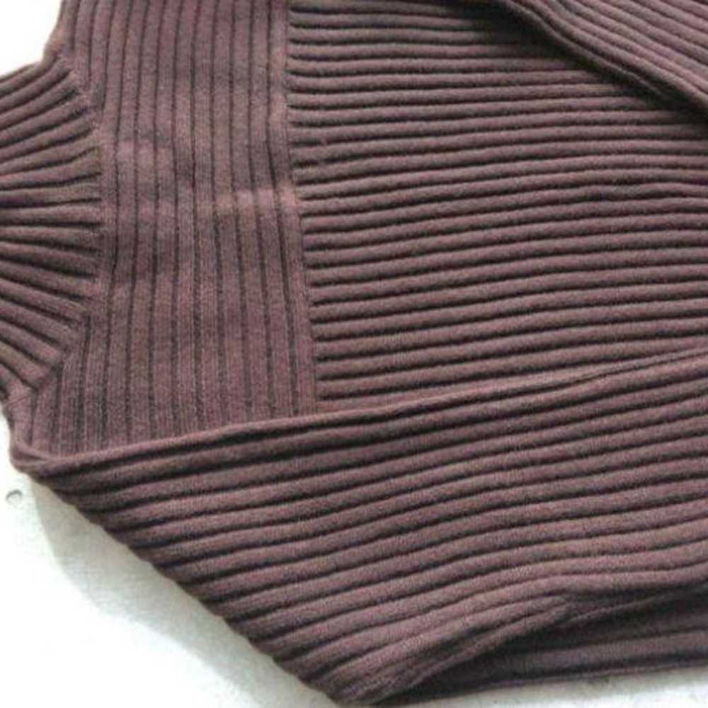 OSMOSIS Knit Dress Brown Long Sleeve - image 2