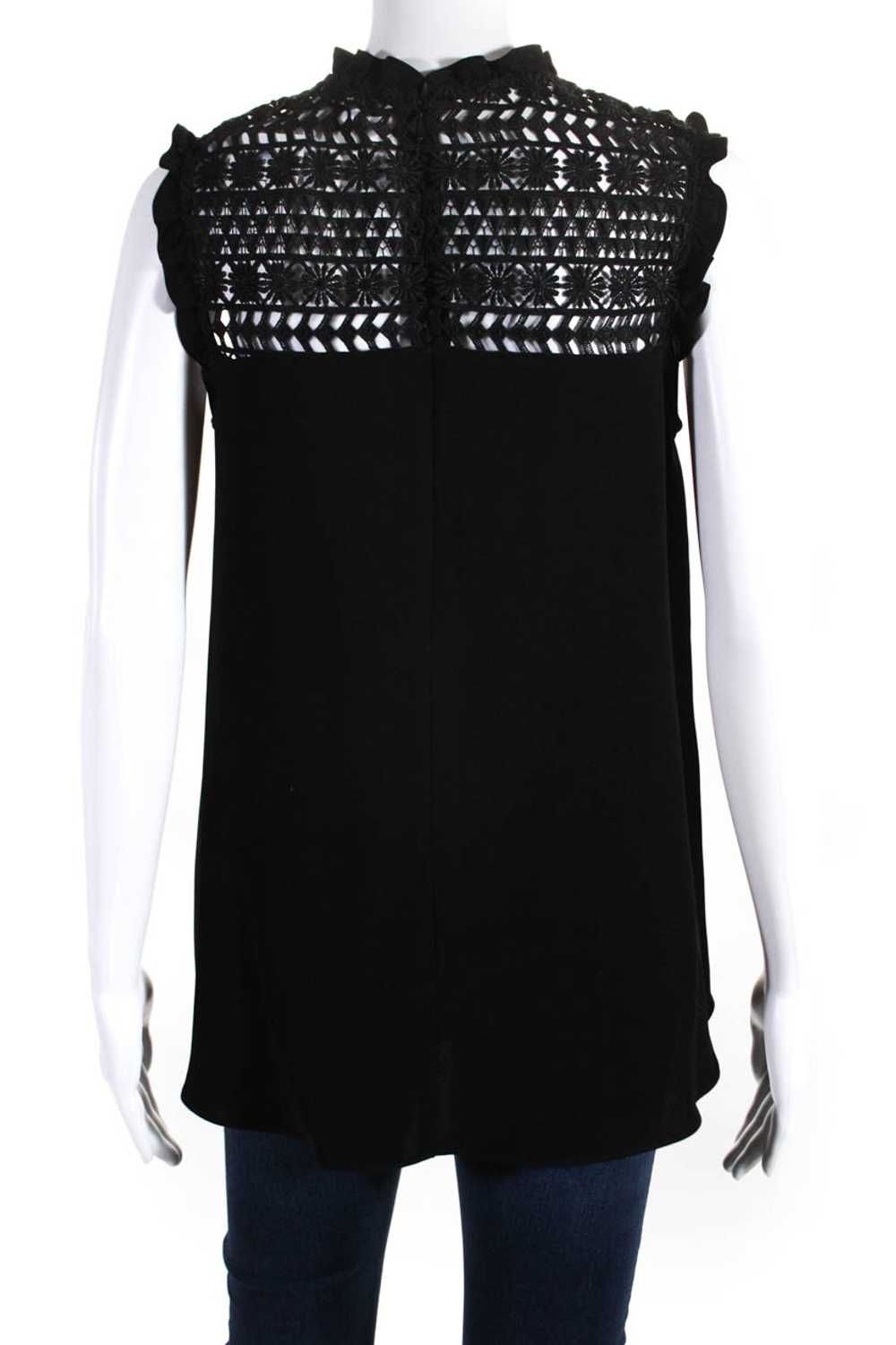 Shoshanna Womens Embroidered Cut Out Sleeveless P… - image 3