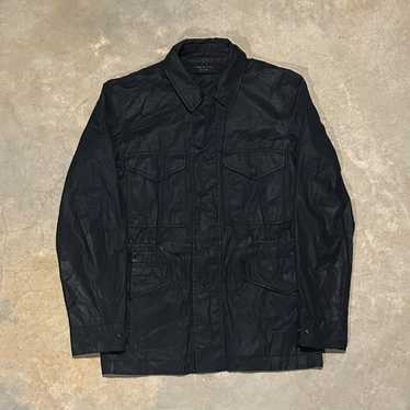 NEW Rag & Bone Field orders Cotton Snap Button Front Collared Lightweight Jacket Black