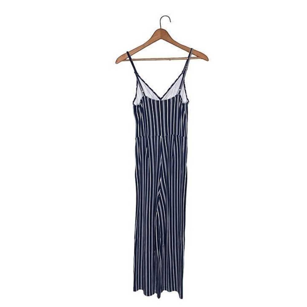 Hollister Small S Navy Blue White Striped Knit Cu… - image 3