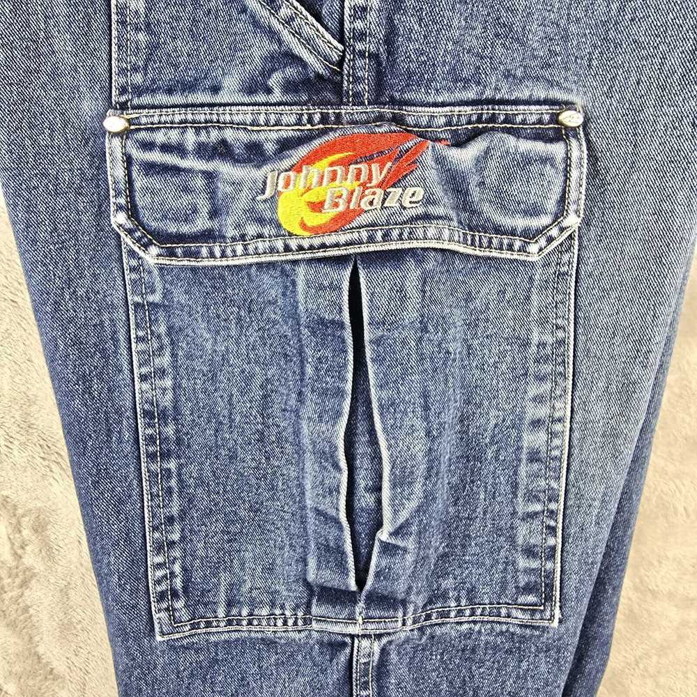 Other VTG Johnny Blaze Baggy 90s Cargo Jeans 34x2… - image 7