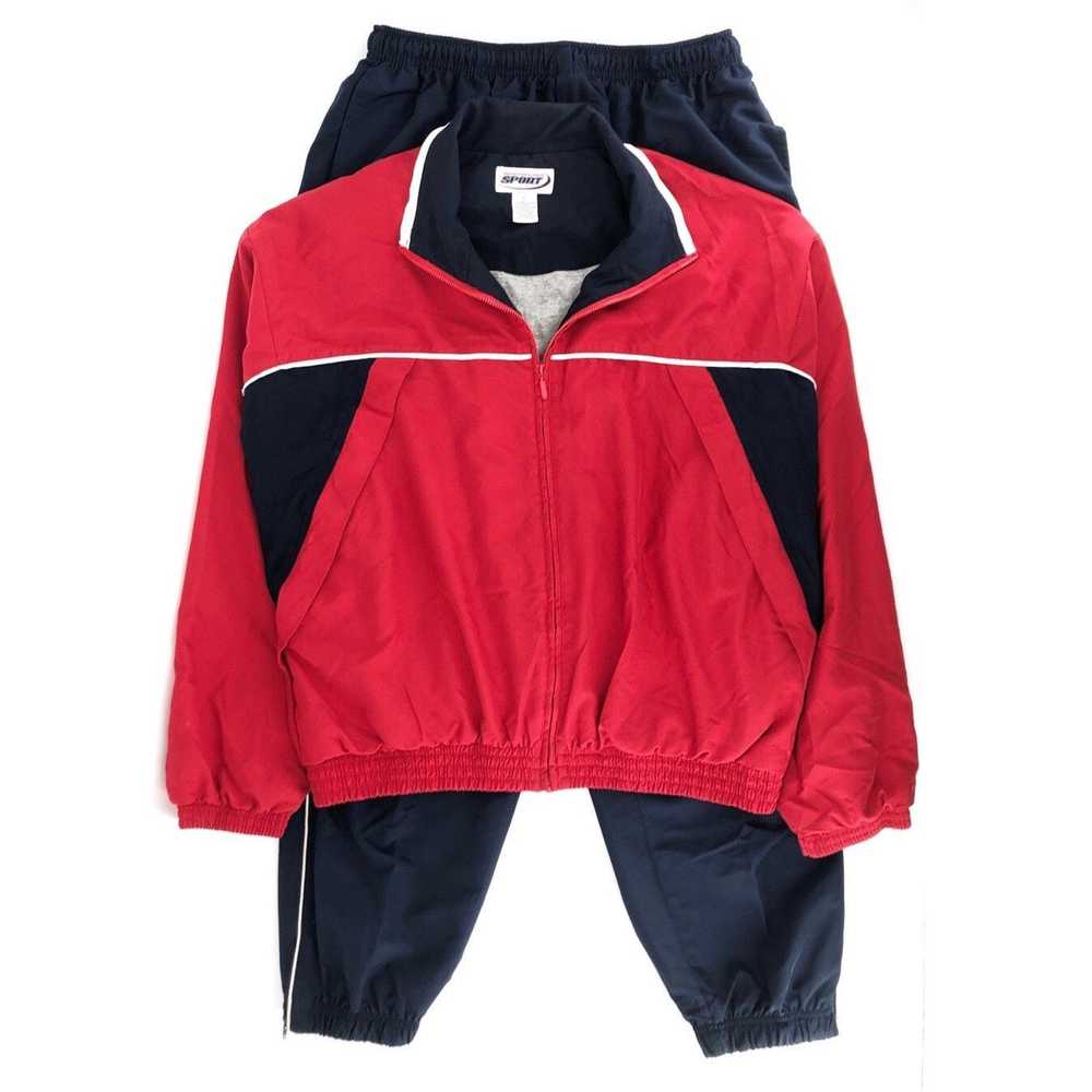 Roundtree & Yorke 90s color block windsuit 1990s … - image 1