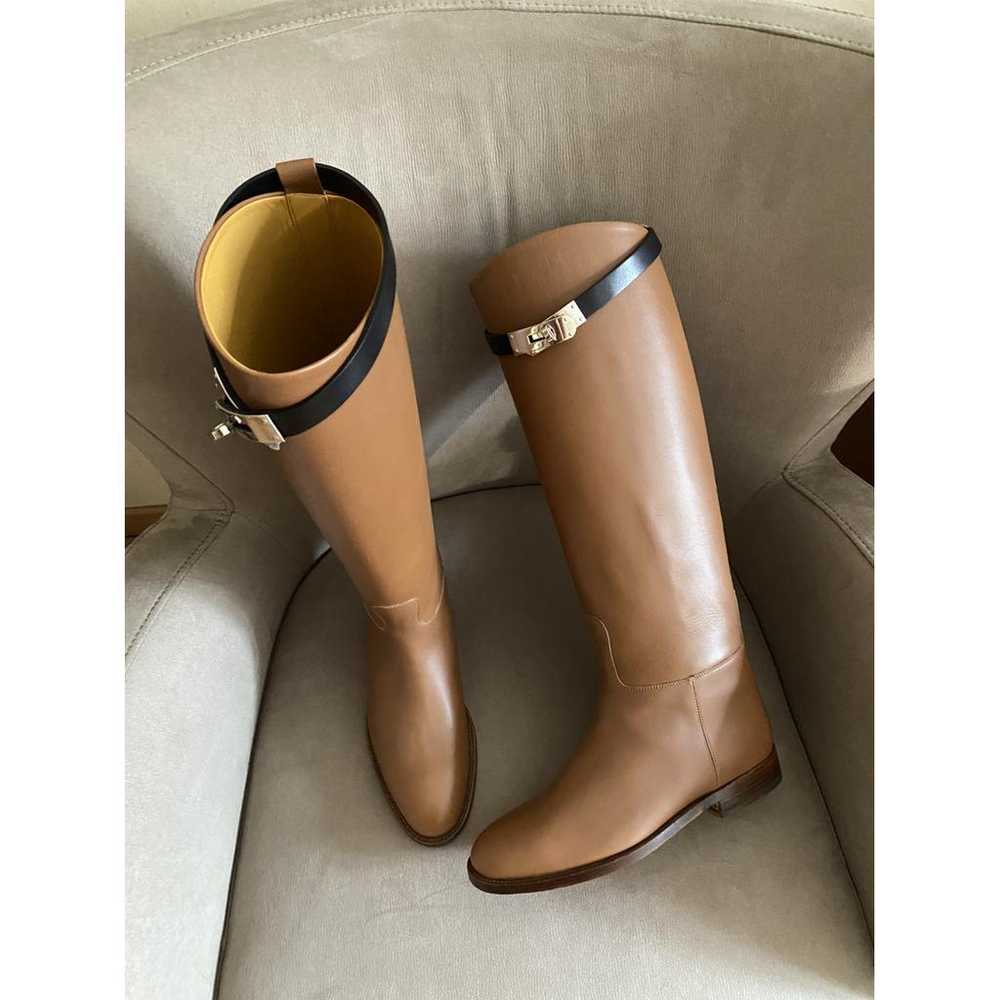 Hermès Jumping leather riding boots - image 3