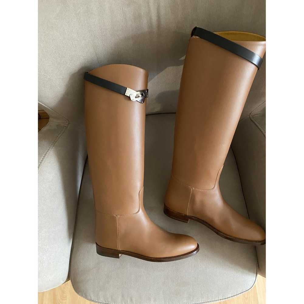 Hermès Jumping leather riding boots - image 6