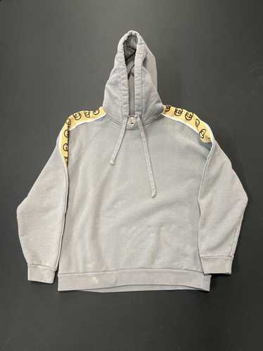 Gucci Gucci Grey Cotton Jersey Hooded Sweatshirt (