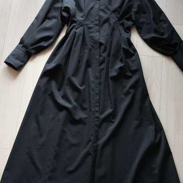 【sense of place】Black Long Sleeve Dress with Wais… - image 1