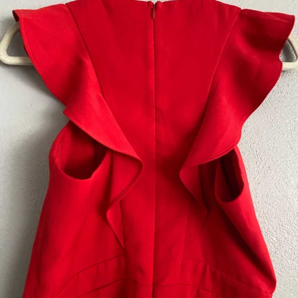 Chelsea28 Womens Dress Size Medium Red Cross Fron… - image 7