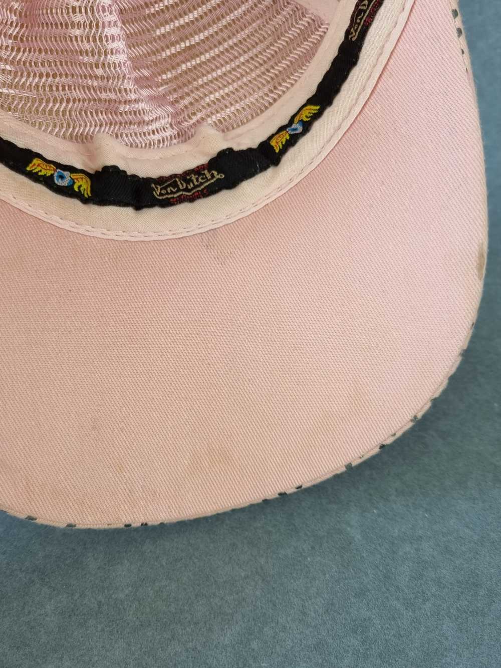 Von Dutch Rare Von Dutch Pink Cap Trucker Snap ba… - image 11