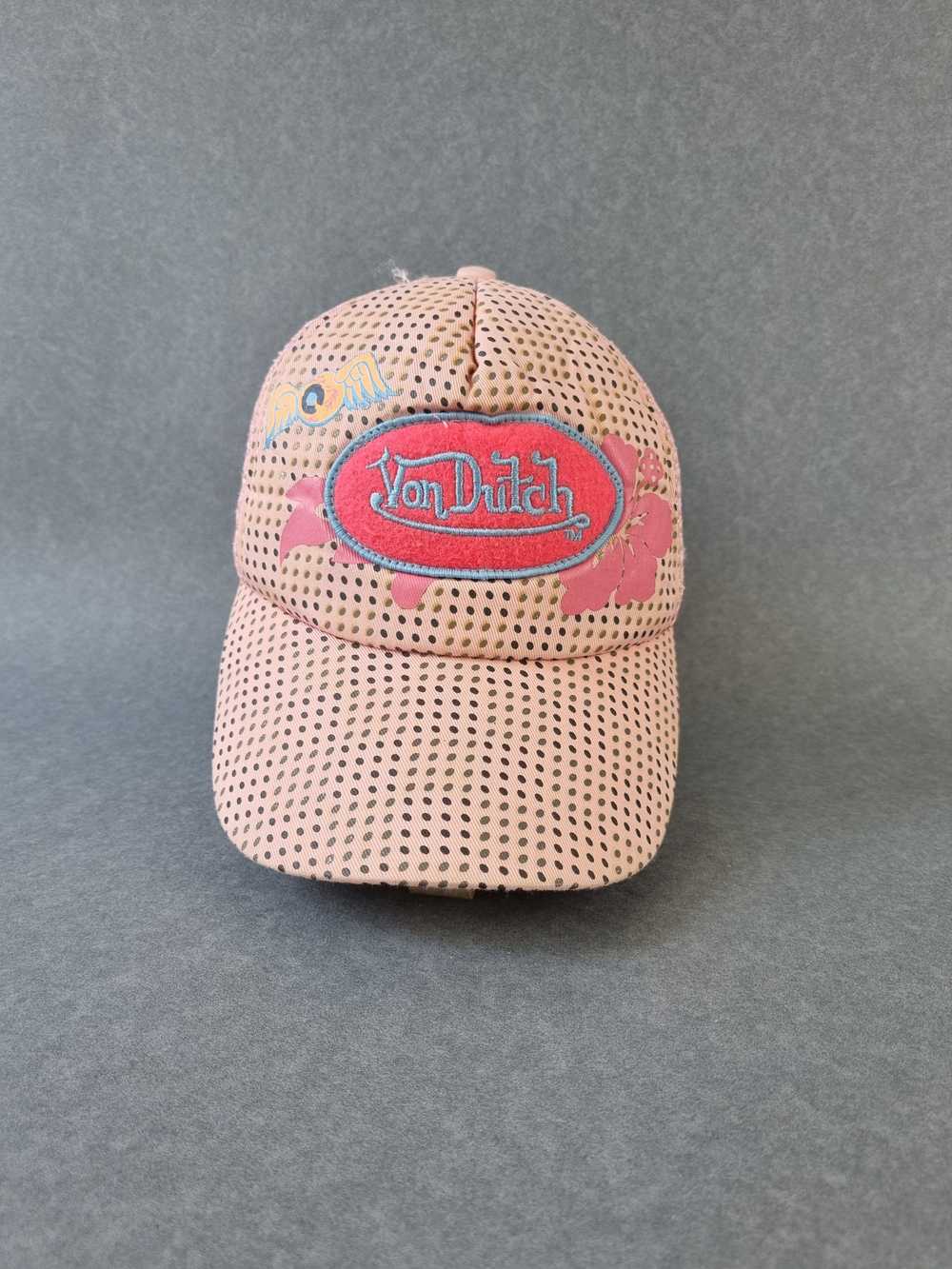 Von Dutch Rare Von Dutch Pink Cap Trucker Snap ba… - image 1