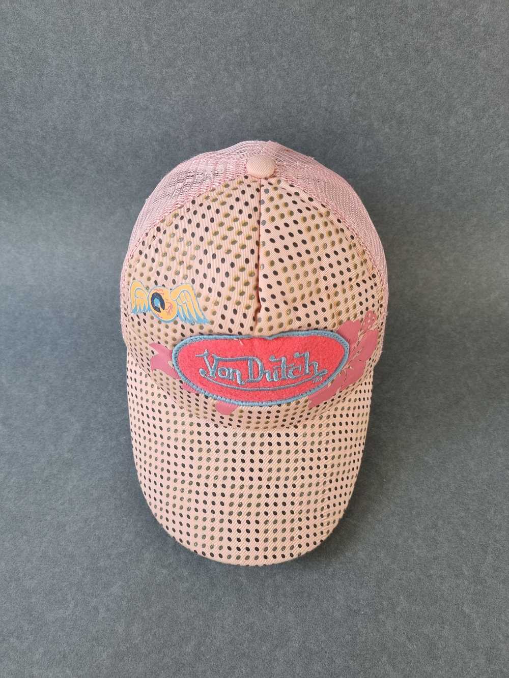 Von Dutch Rare Von Dutch Pink Cap Trucker Snap ba… - image 5