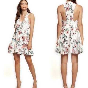 Lulus Floral Sleeveless Fit And Flare Dress Size … - image 1