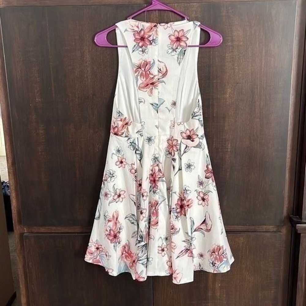 Lulus Floral Sleeveless Fit And Flare Dress Size … - image 3