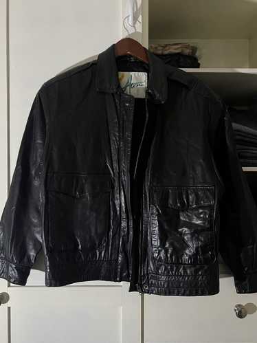 Vintage Luis Alvear black leather jacket Size outlet M