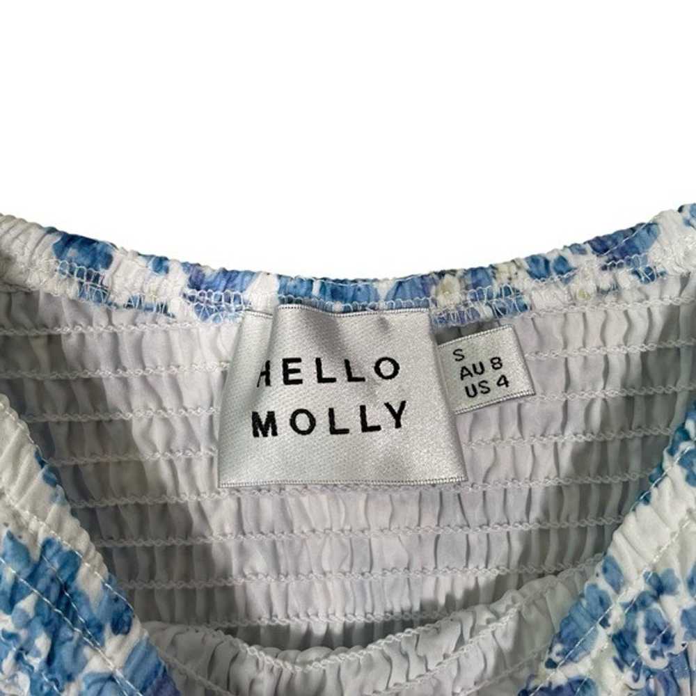 Hello Molly Blessings Blue Floral Midi Dress Size… - image 7