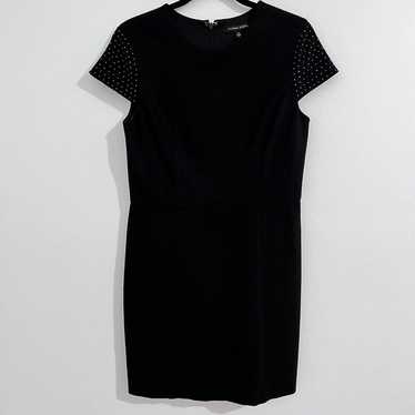 Cynthia Steffe Black Pencil Dress Size 12 Embelli… - image 1