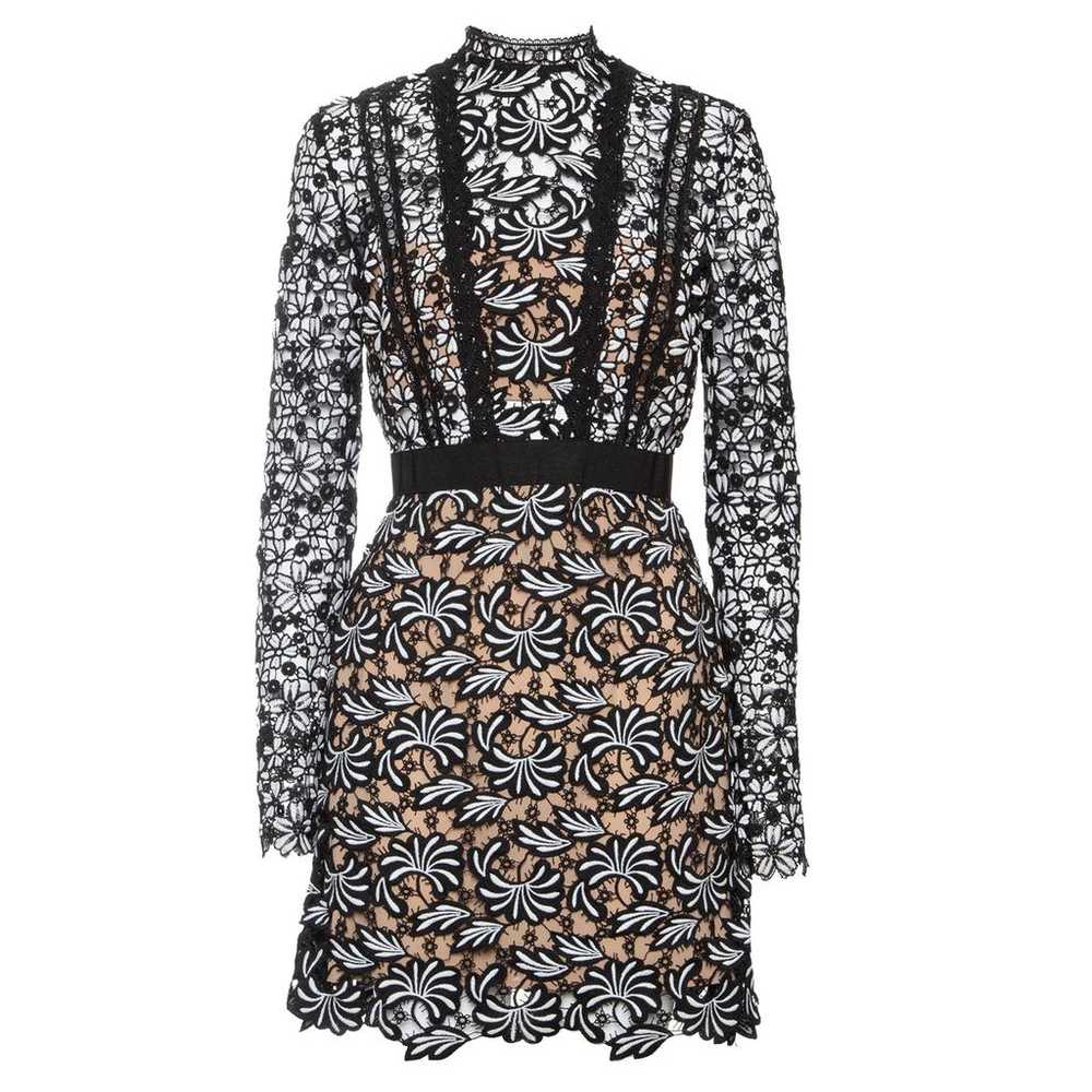 Self-Portrait Lace mini dress - image 1