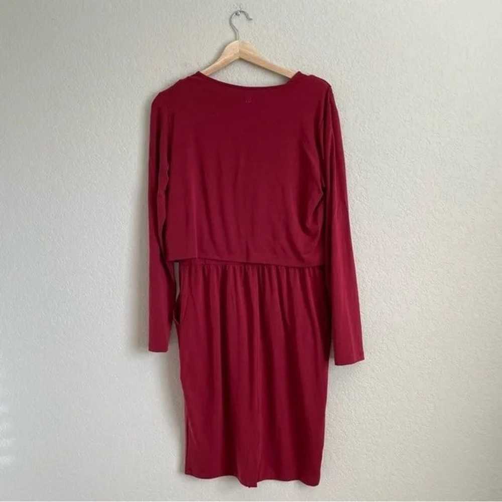 Betabrand Dress Womens Medium Red Dress and Overs… - image 2