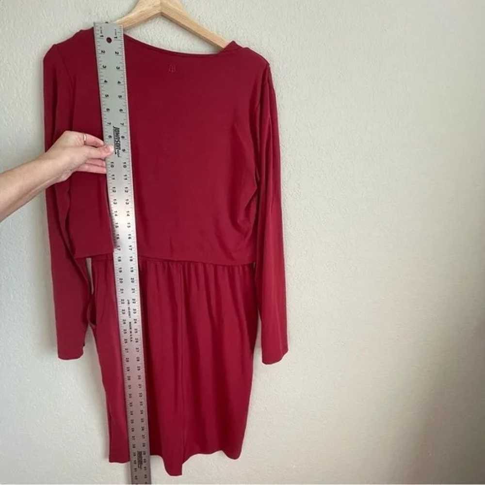 Betabrand Dress Womens Medium Red Dress and Overs… - image 3