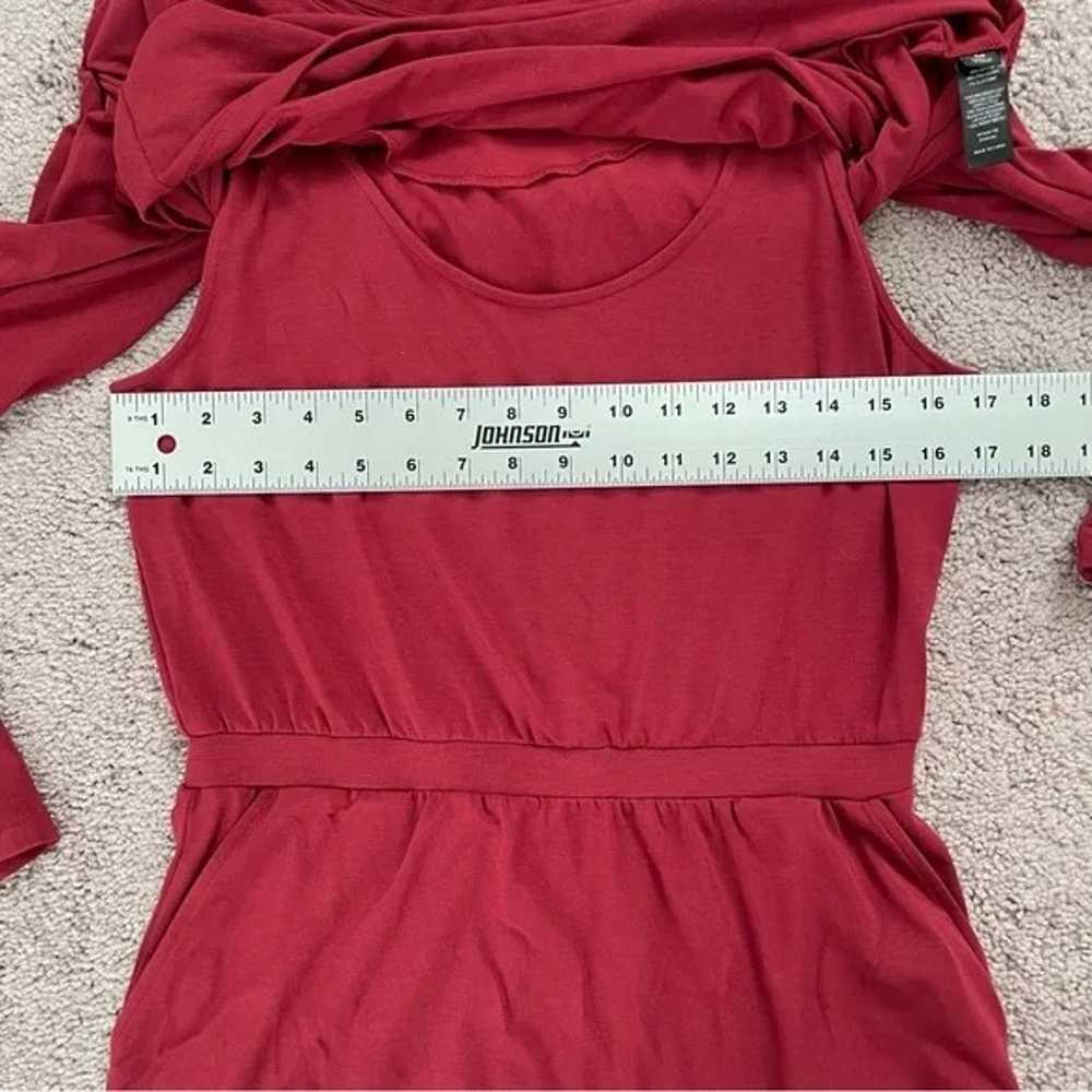 Betabrand Dress Womens Medium Red Dress and Overs… - image 6