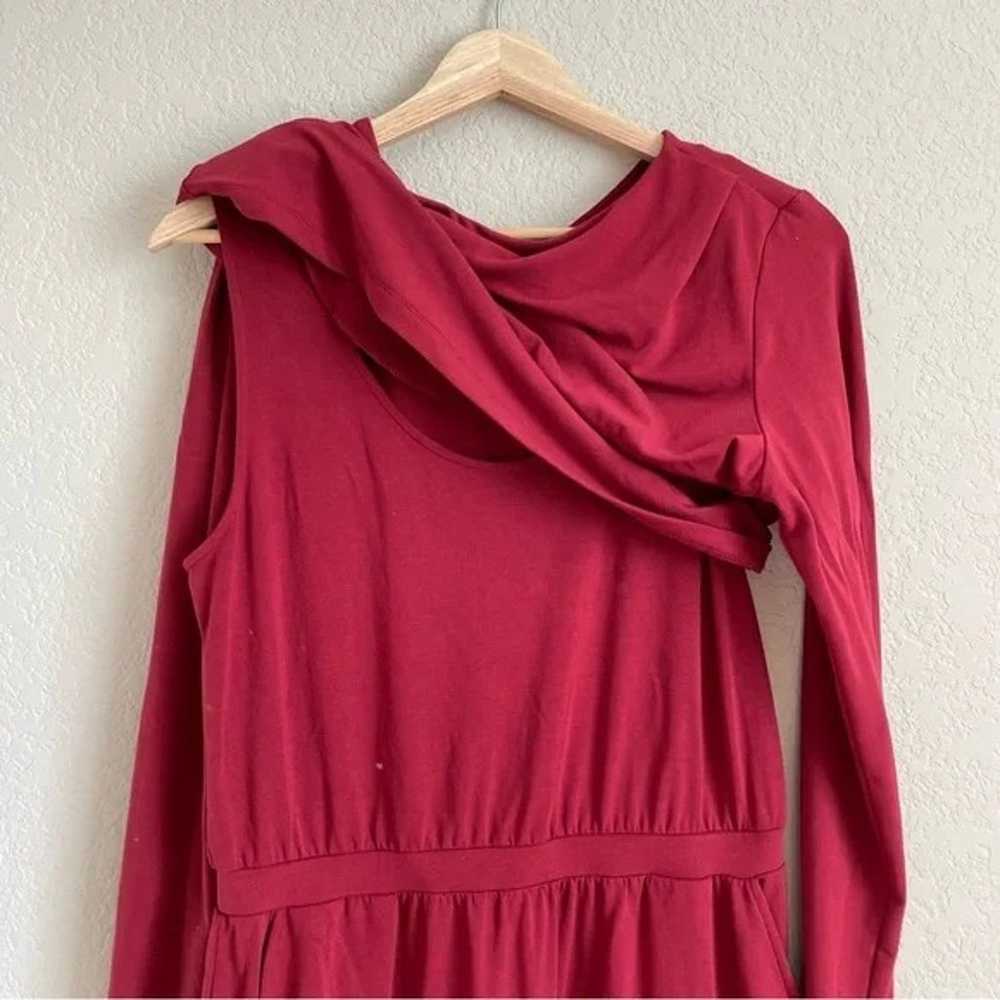 Betabrand Dress Womens Medium Red Dress and Overs… - image 7