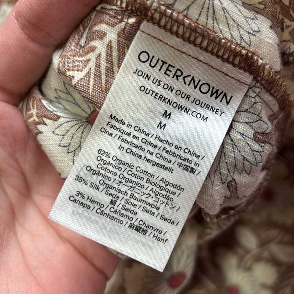 Outerknown Lulu floral dress sz M euc - image 3