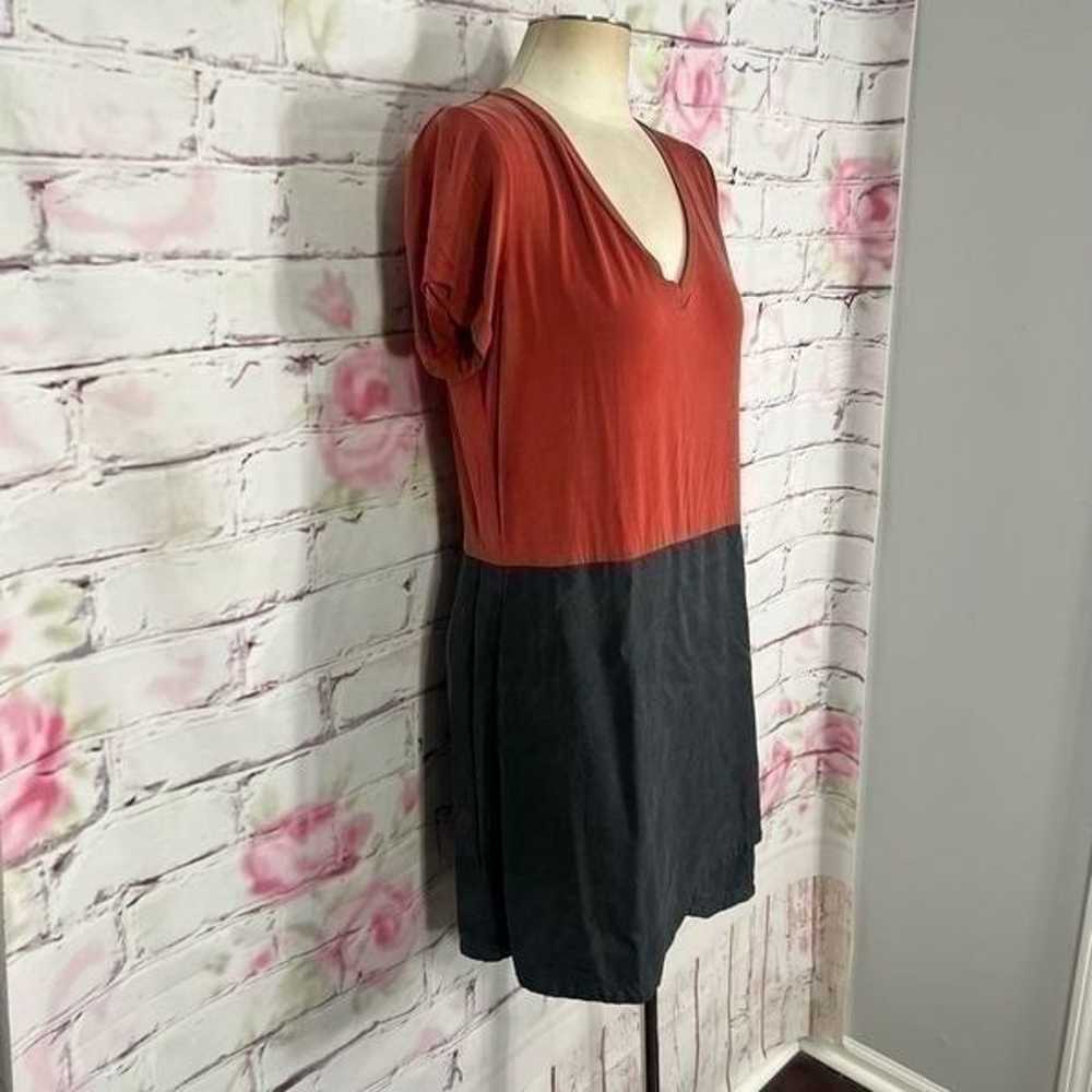 Dolan Anthropologie short Sleeve color block shif… - image 3