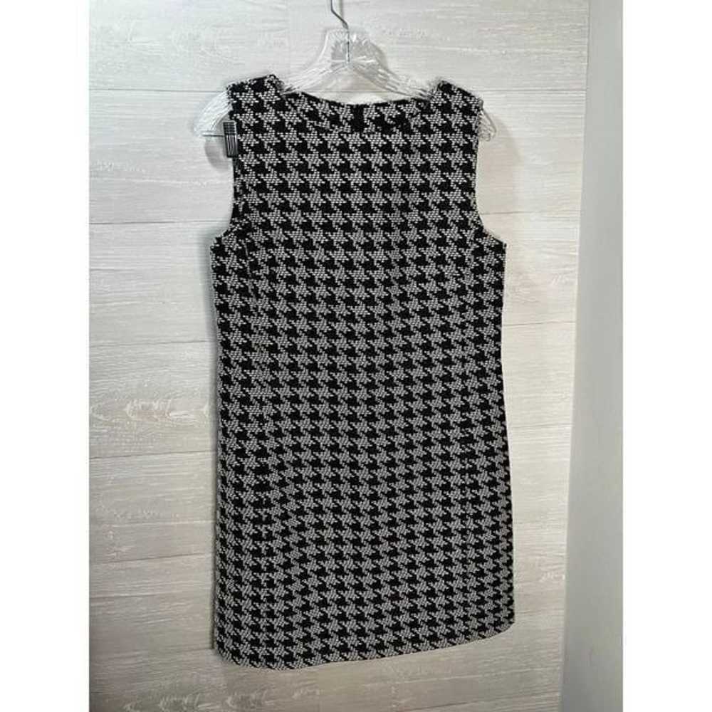 Hallhuber Womens Sleeveless Houndstooth Shift Dre… - image 2