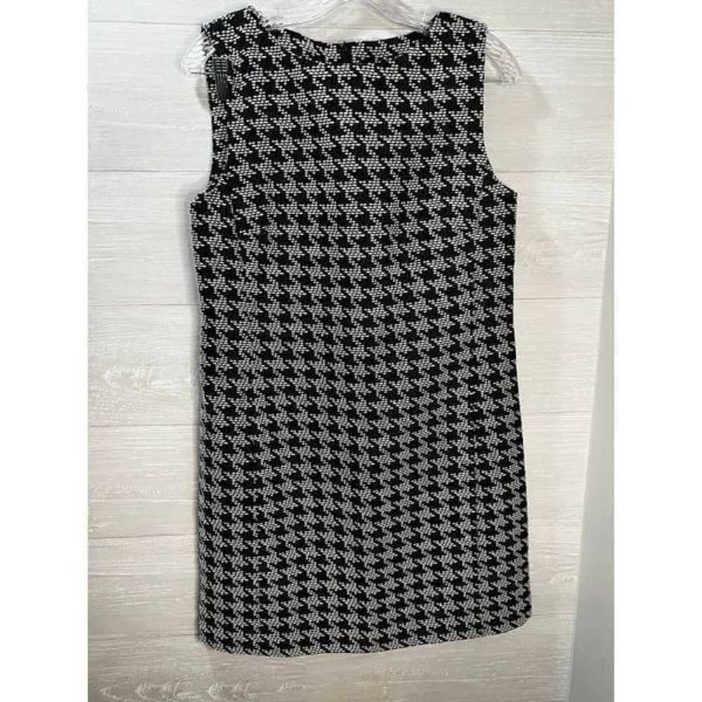 Hallhuber Womens Sleeveless Houndstooth Shift Dre… - image 3