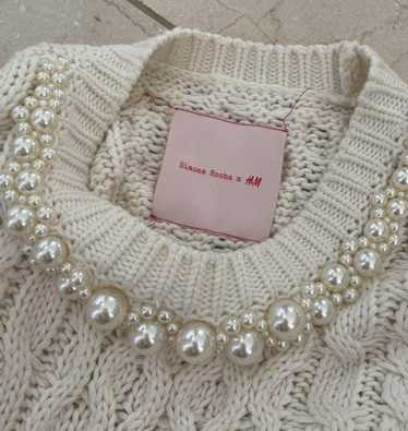 H&M × Simone Rocha Simone Rocha Pearl Cable Knit S