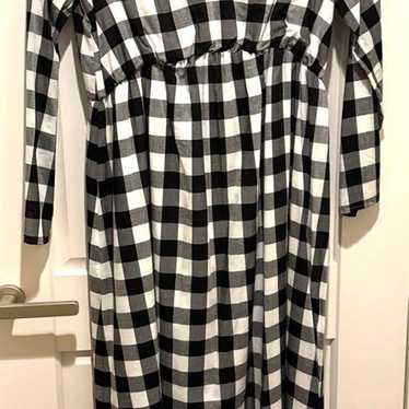 SLOBE IÉNA Checked Pattern Long Dress - image 1