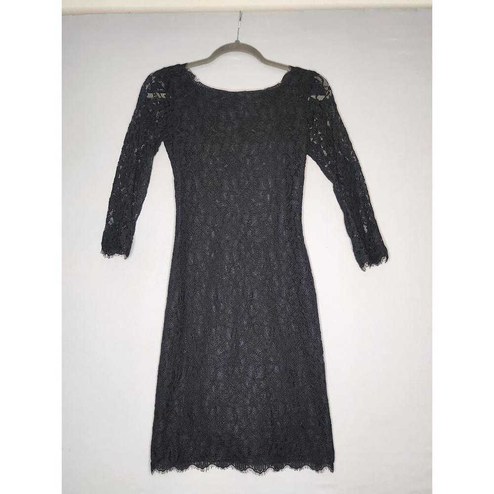 Diane Von Furstenberg Zarita Lace Dress - M - Bla… - image 2